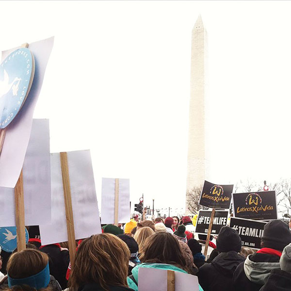 Gannon goes to Washington, March for Life