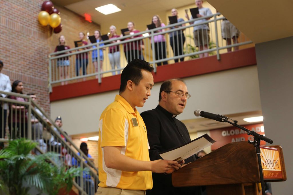 Finding God on Gannons Campus: Kesicki reflects on dedication, blessing of Beyer Hall