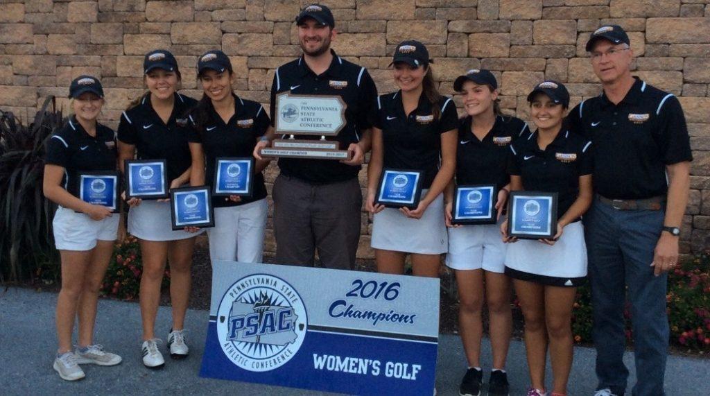 Women’s golf wins PSAC title