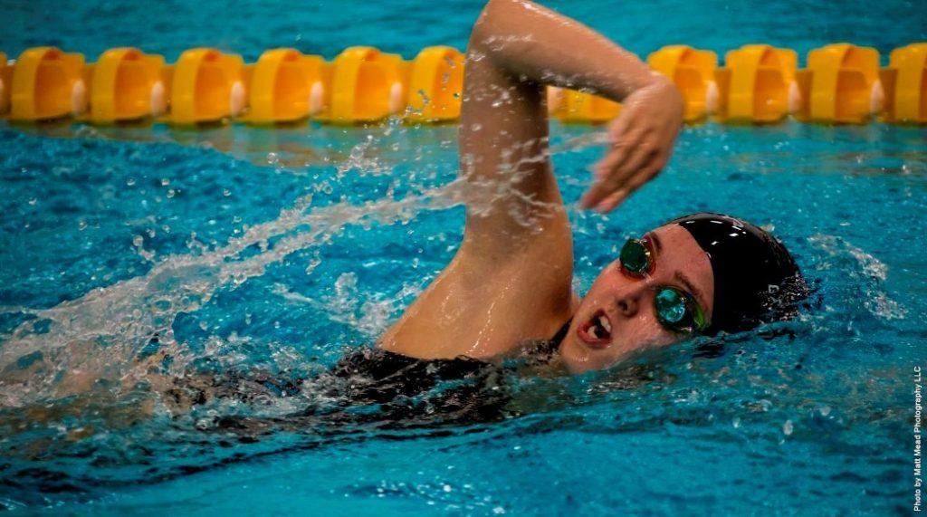 Women swimmers place second at tri-meet