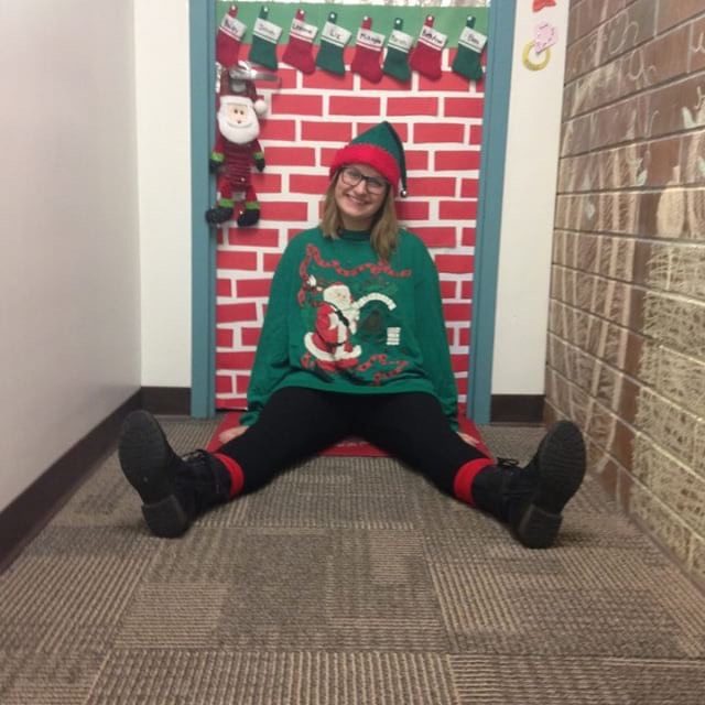 GU style sighting: Christmas sweaters