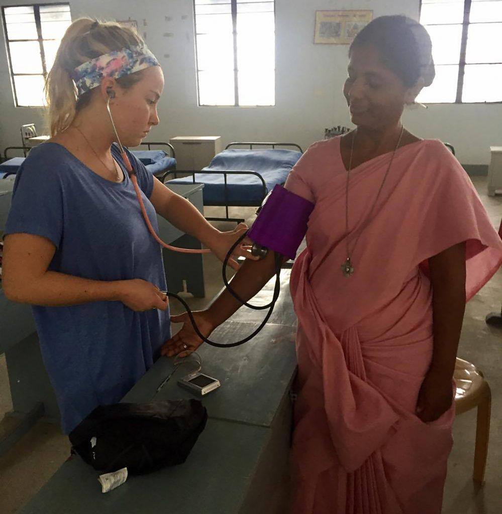 Nursing students return from India