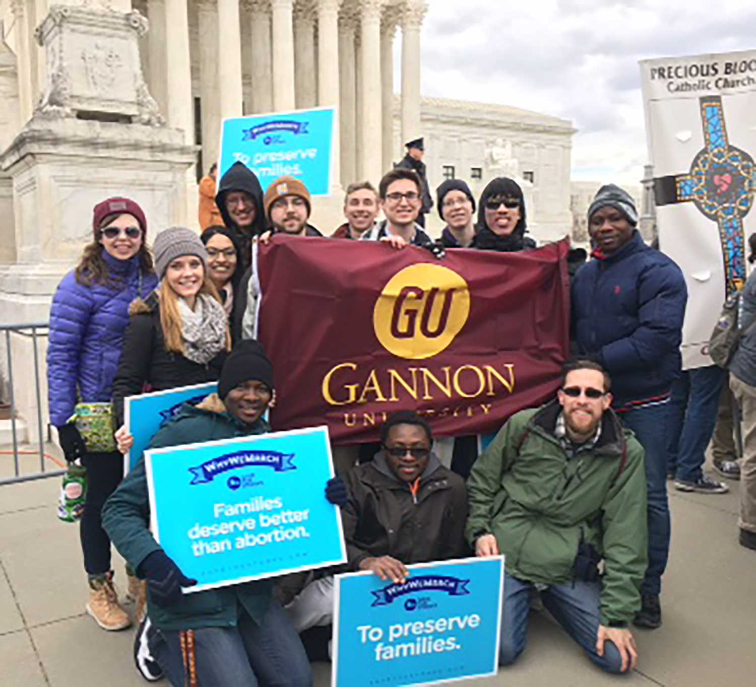 Finding God on Gannon's campus: Students travel to D.C. for 44th annual March for Life