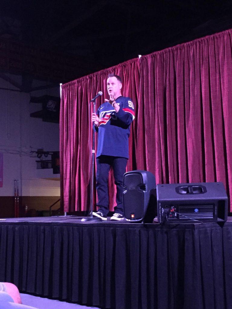 Dave Coulier laughs with GU