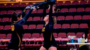 Gannon acrobatics tumbles from east to west
