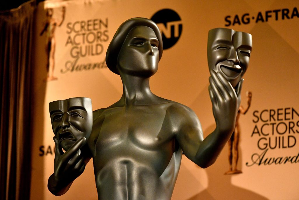 WEST HOLLYWOOD, CA - DECEMBER 14:  A Screen Actors Guild Award Statue is displayed during the 23rd Annual SAG Award Nominations Announcement at Silver Screen Theater on December 14, 2016 in West Hollywood, California.  NUP_176104_0159.JPG  (Photo by Mike Windle/Getty Images for Turner)