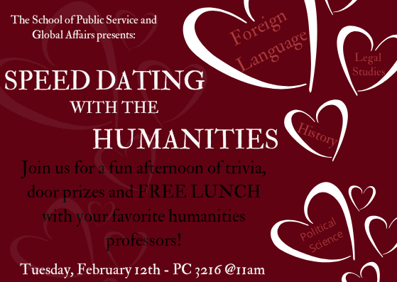 Public Service and Global Affairs to hold ‘Speed Dating’