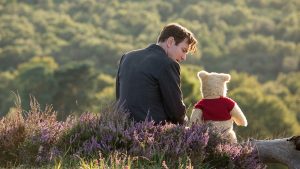 Christopher Robin. (Ewan McGregor) with his long time friend Winnie the Pooh in Disney’s live-action adventure CHRISTOPHER ROBIN.