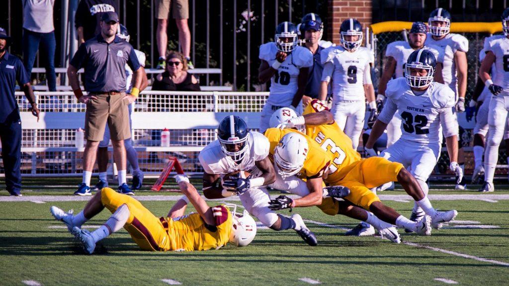 Football defeats Southern Connecticut State in season opener