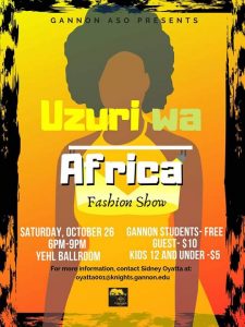 African Student Organization to host second annual fashion show