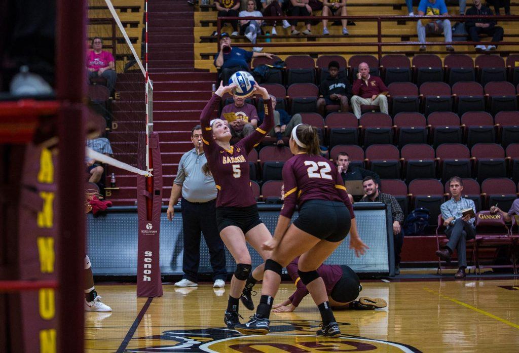 Gannon’s volleyball opens PSAC tourney with win