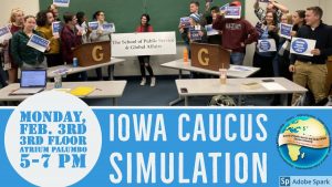 Students excited to educate others at Iowa caucus simulation