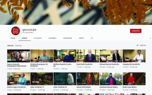 Students explore Gannon’s YouTube channel