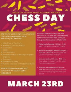 CHESS Day goes virtual amid COVID-19 outbreak