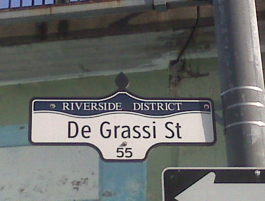 “Degrassi” franchise named after the famous De Grassi Street in Toronto, original cast member Drake’s hometown.