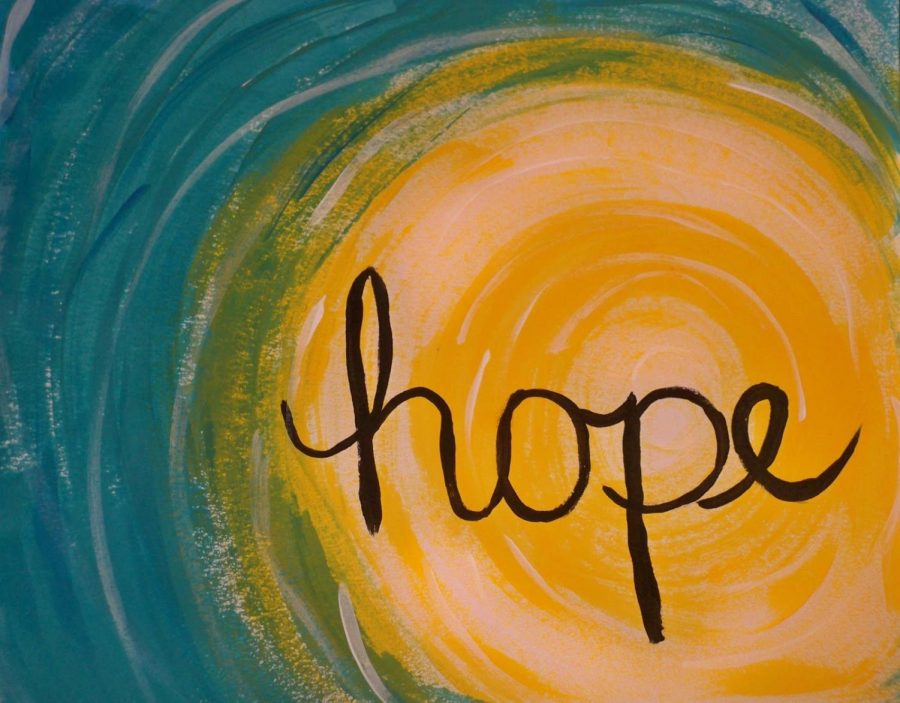 Hope is oftentimes the thing that people hold onto during difficult times. Many college-aged people struggle to find hope -- especially amid a global pandemic, political uncertainties and the everyday pressures of life as a young adult and stressors of college. 