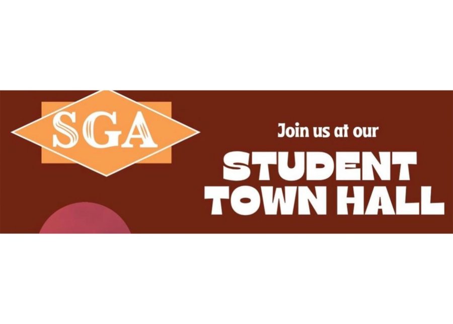Gannon University’s Student Government Association hosts the semi-annual student town hall meeting for all members of the Gannon community. 