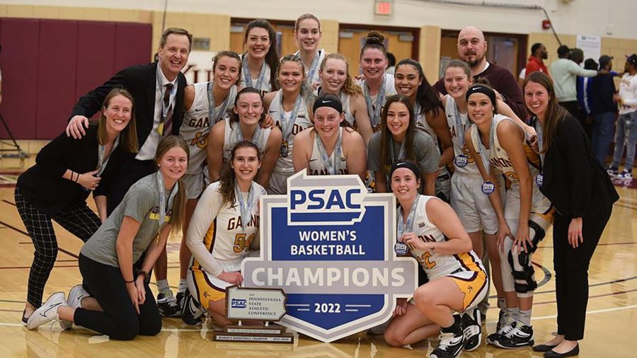 The+women%E2%80%99s+basketball+team+won+its+second+consecutive+PSAC+championship+and+will+now+face+Shepherd+in+the+Atlantic+Regional+tournament.
