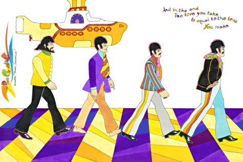 As a part of his animation and illustration career, Ron Campbell drew images for the “Yellow Submarine” film. 