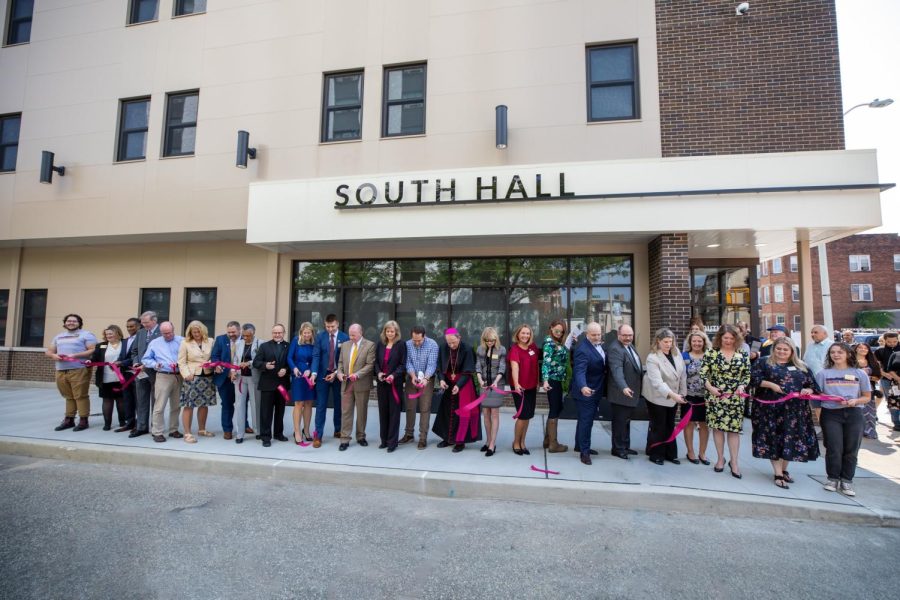 The dedication of South Hall, Gannons newest residence hall, was an opportunity for the Gannon and Erie communities to come together.