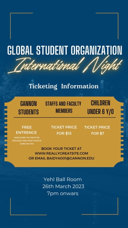 International Night hits Gannon campus this weekend