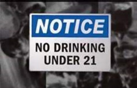 No drinking under 21 sign. (Photo/CDC)