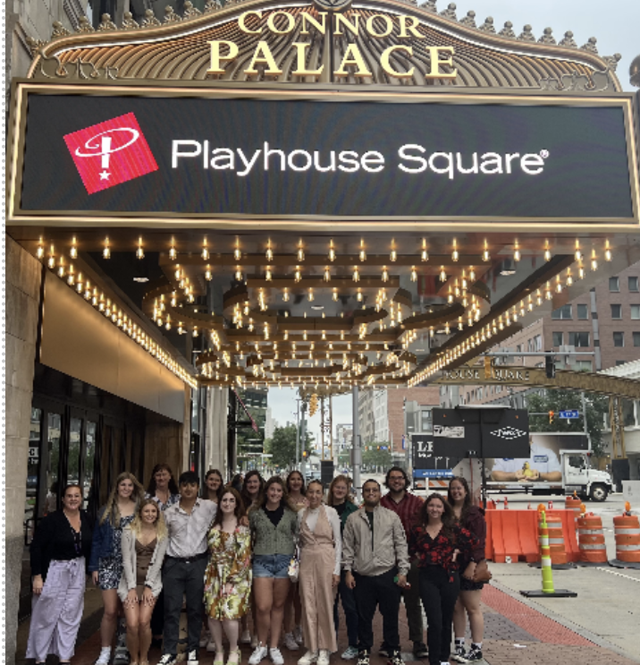 Photo credit Lori Steadman, Gannon University, SCA 
The Gannon Arts Knights took a day trip to Playhouse Cleveland Square to see the British Musical SIX. 