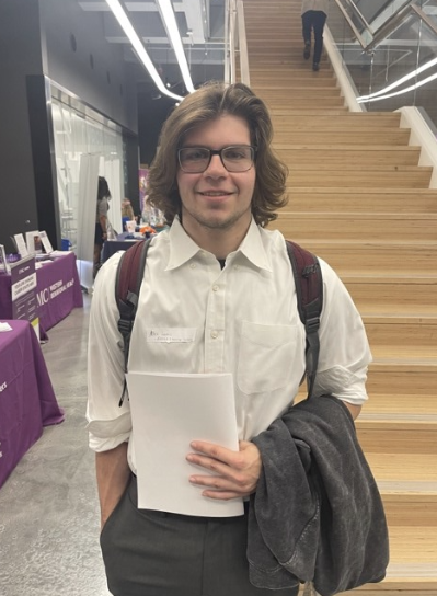 Alex Lamis; Junior Applied Exercise Science Major 
“I hope to make local connections in Erie in my field that are looking to hire.”