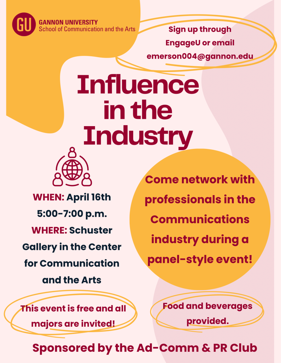 Influence in the Industry Event Flyer.