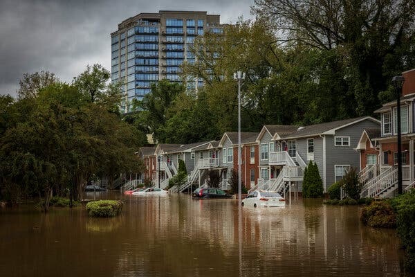 Damage done by Hurricane Helene. (Photo/ The New York Times) 