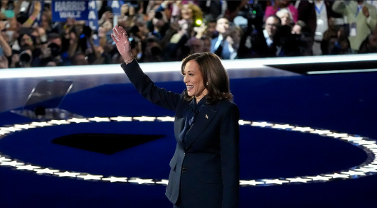 Kamala Harris rally at the Erie Insurance Arena.