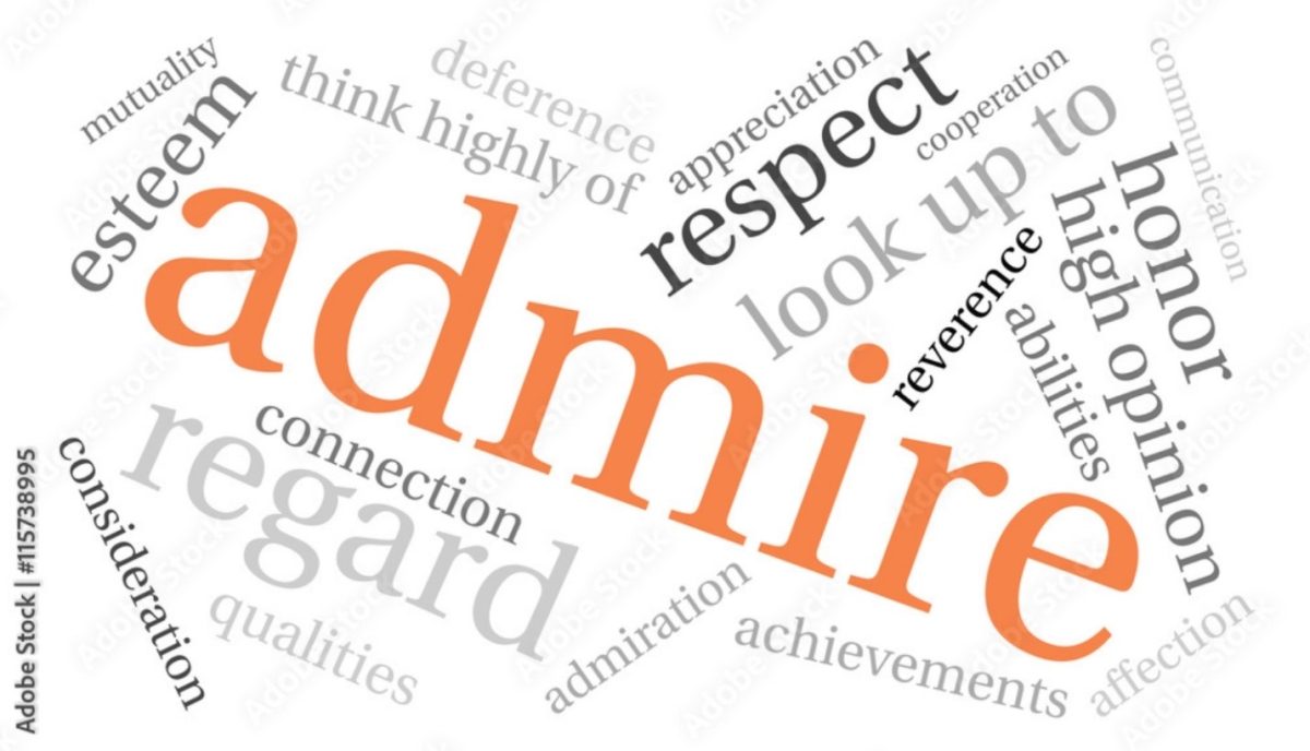 Descriptions of the word admire (Photo/Adobe Stock)