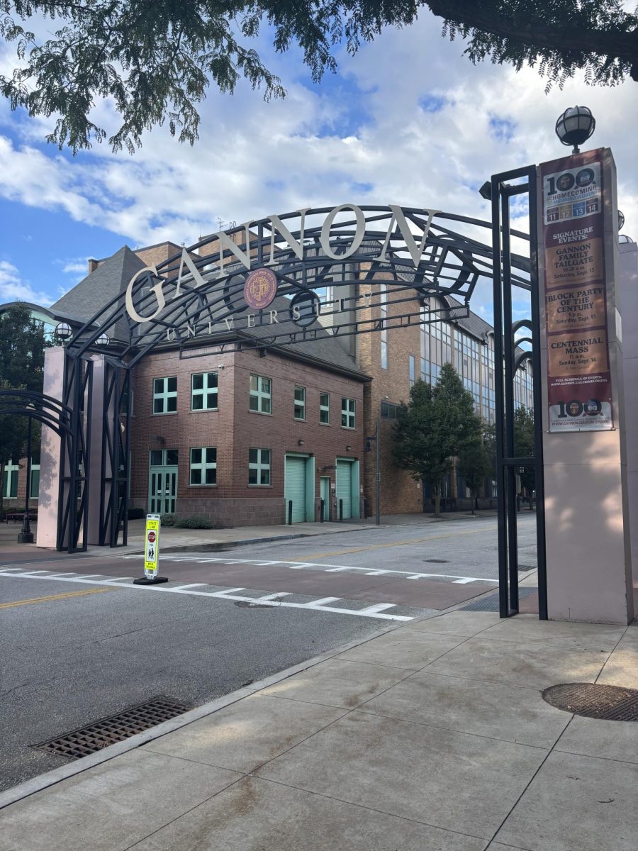 The archway is one of the most popular spots on campus, with students almost always bustling around. 