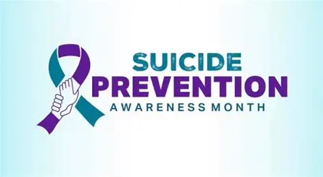 Image of a Suicide Prevention Awareness Month logo. (Photo/Pointe Broadcasting Network)